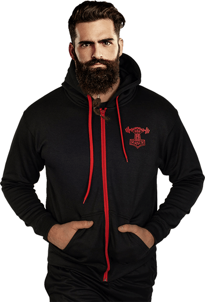 Highest Level Hoodie on hipster male model